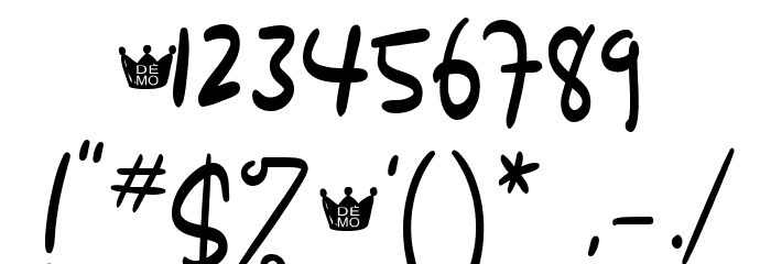 kingtom_demo Font OTHER CHARS