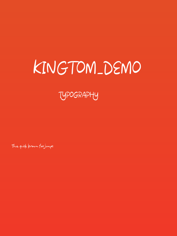 kingtom_demo Poster