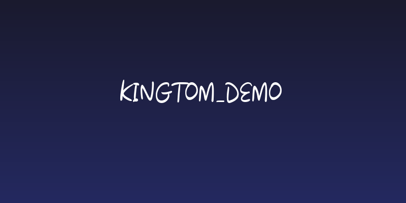 kingtom_demo Social Header