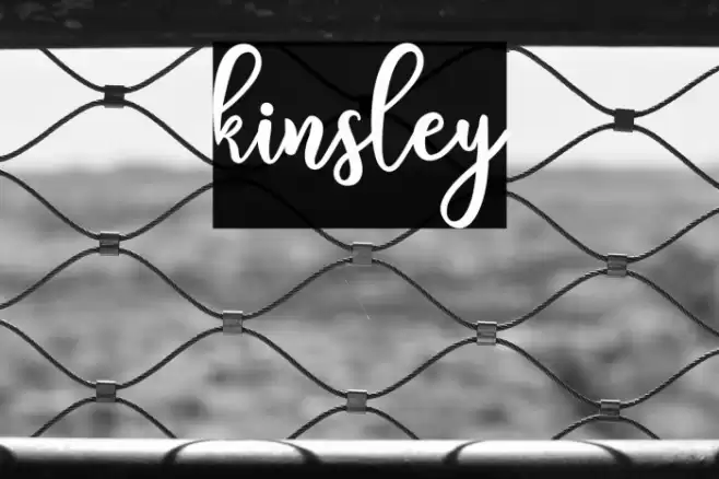 kinsley Font examples