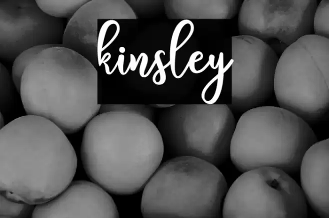 kinsley Font examples