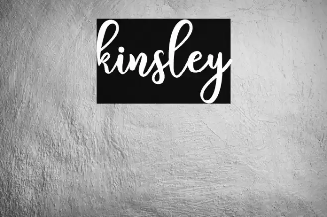 kinsley Font examples