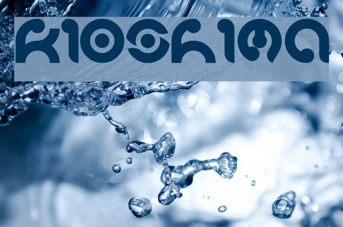 kioshima Font examples