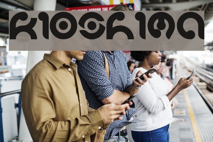 kioshima Font examples