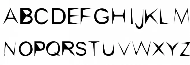 kishore-sharp Schriftart Groß