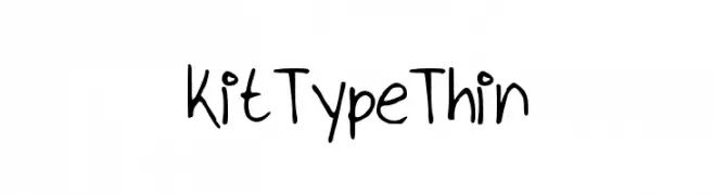 kitTypeThin  تنزيل الخطوط