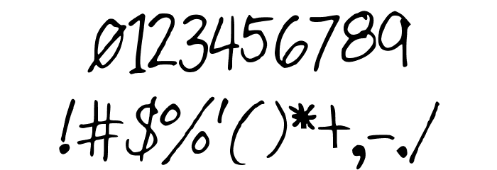 kitTypeThin Font OTHER CHARS