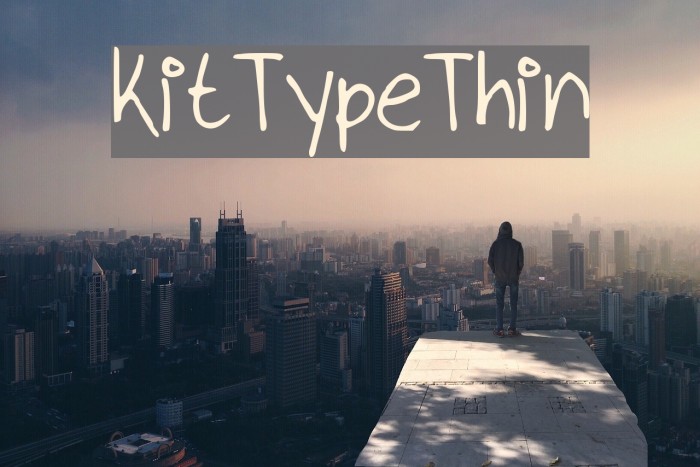 kitTypeThin Font examples