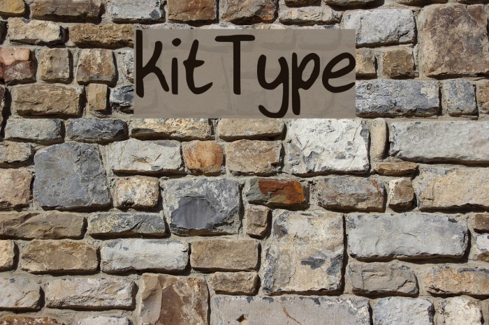 kitType Font examples