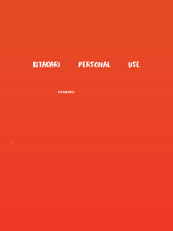 kitadari_Personal_use Poster