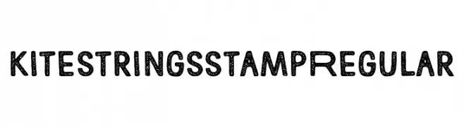 kitestrings stamp Regular  Frei Schriftart Herunterladen