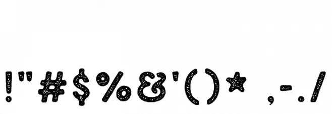 kitestrings stamp Regular Font Alte caractere