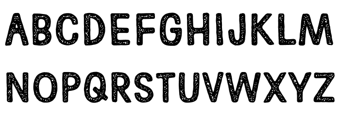 kitestrings stamp Regular Font Litere mici