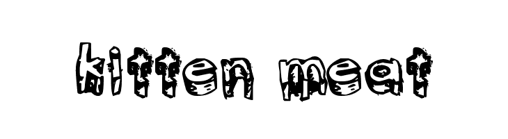 kitten meat  免费字体下载