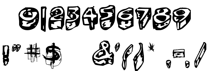 kitten meat Font OTHER CHARS