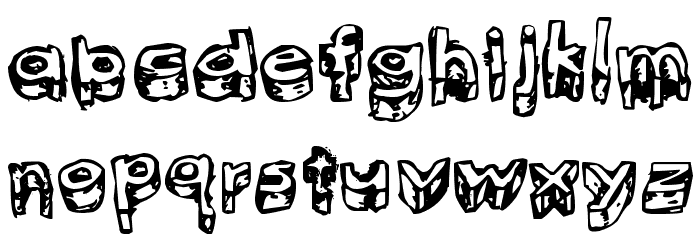 kitten meat Font LOWERCASE