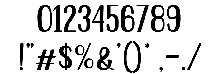 kittie - personal use Font OTHER CHARS