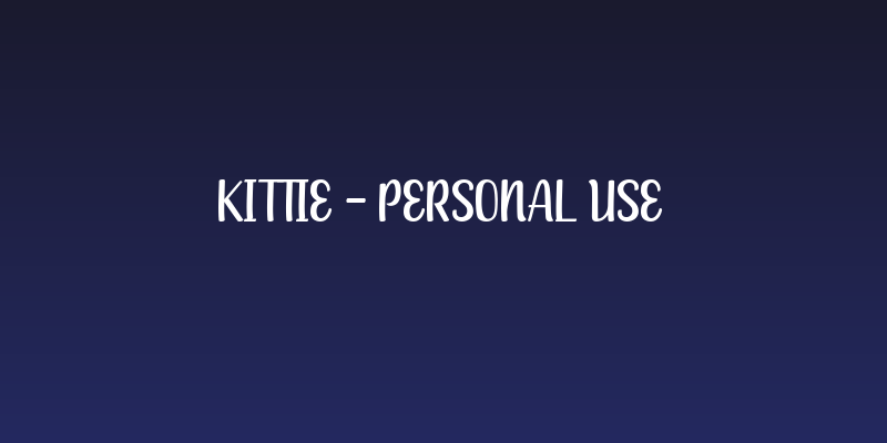 kittie - personal use Social Header