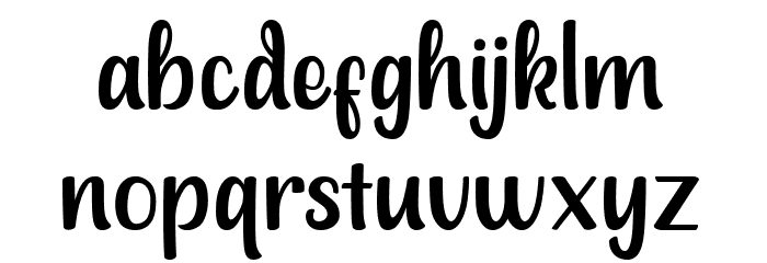 kittie - personal use Font LOWERCASE