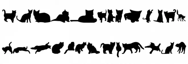 kitty cats tfb Font UPPERCASE