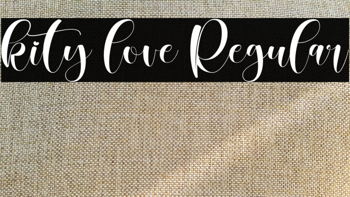 kity love Regular Example 1