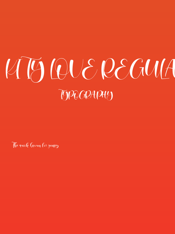 kity love Regular Poster