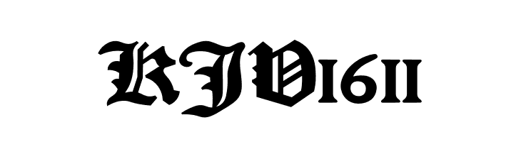 KJV 1611  Free Fonts Download
