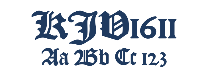 KJV1611 Font Preview