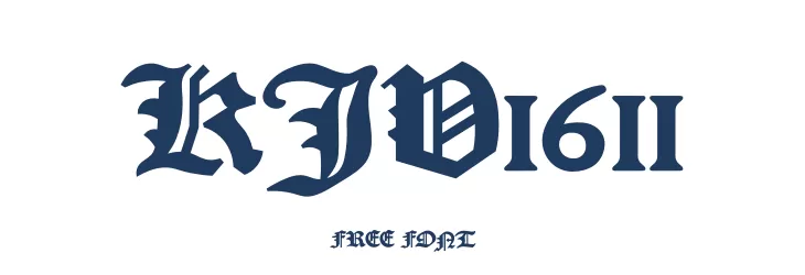 KJV1611  تنزيل الخطوط