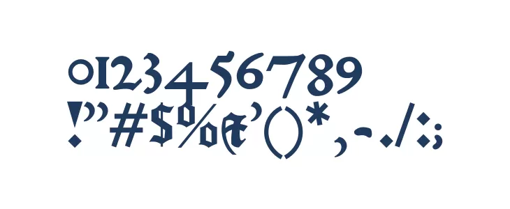 KJV1611 خط محارف أخرى