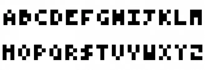 KK Fixed 4x5 フォント 大文字