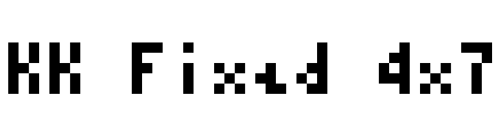 KK Fixed 4x7 Font
