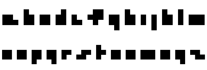 KK Px4 Font LOWERCASE