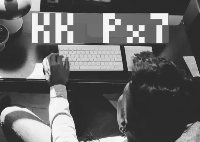 KK Px7 Font examples