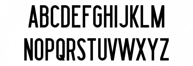 KKBahn Schriftart Groß