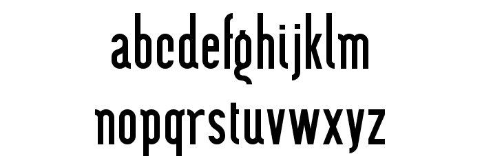KKBahn Font LOWERCASE