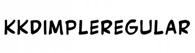 Kk Dimple Regular  Free Fonts Download
