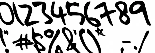 kkontagion print Bold Font OTHER CHARS