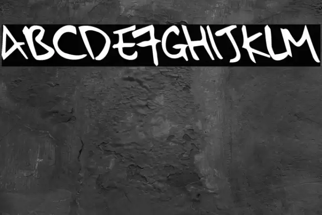 kkontagion print Bold Font examples