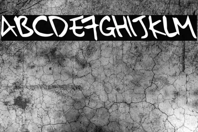 kkontagion print Bold Font examples