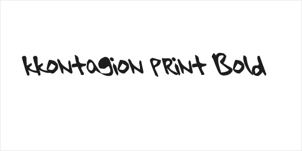 kkontagion print Bold Logo