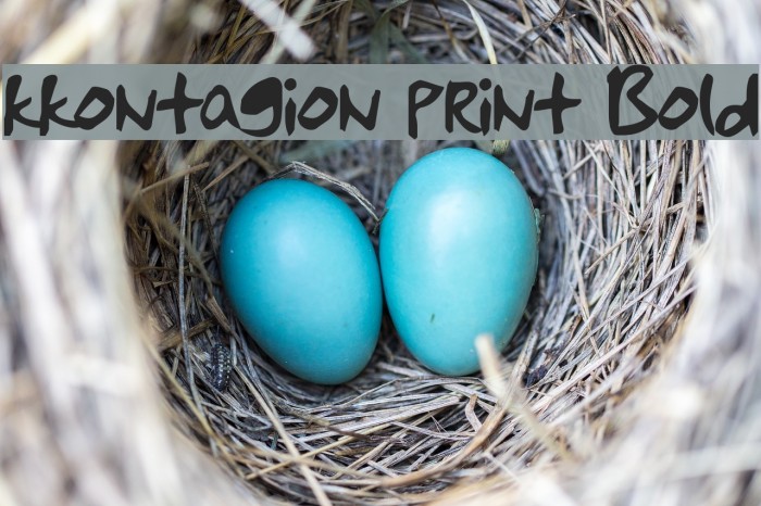 kkontagion print Bold Example 1