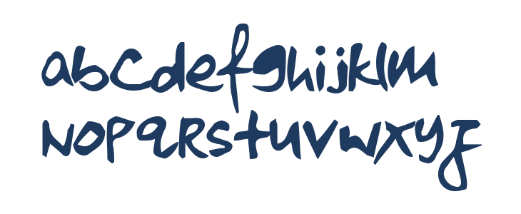 kkontagion print Bold Lowercase