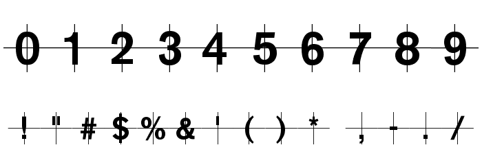 KL1MonoCase-Krux Font OTHER CHARS
