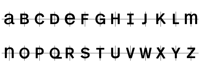 KL1MonoCase-Krux Font LOWERCASE