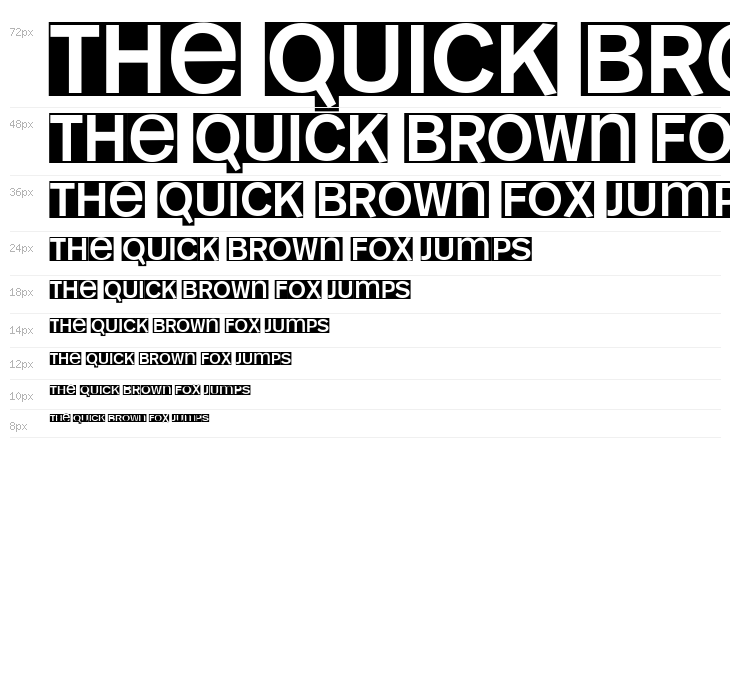 KL1MonoSansInvers Waterfall