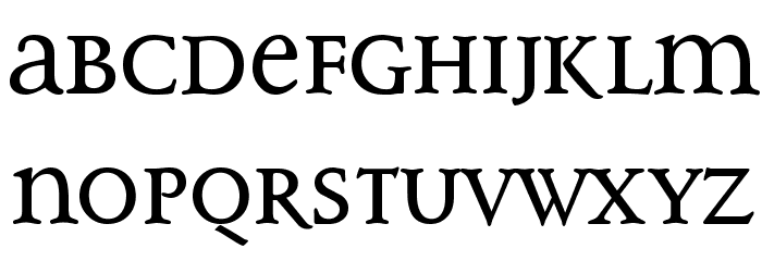 KL1_ Monocase Serif Font LOWERCASE