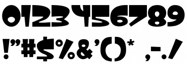 KLANKTOON Font OTHER CHARS