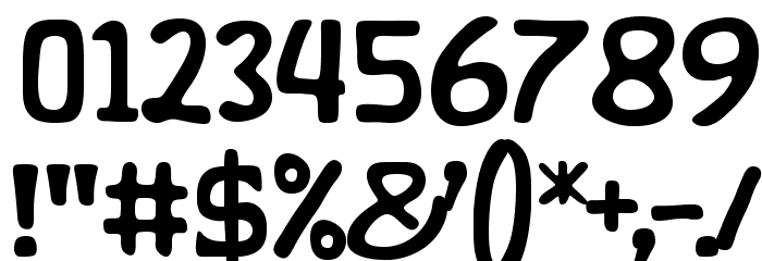 KLAPJO Font OTHER CHARS
