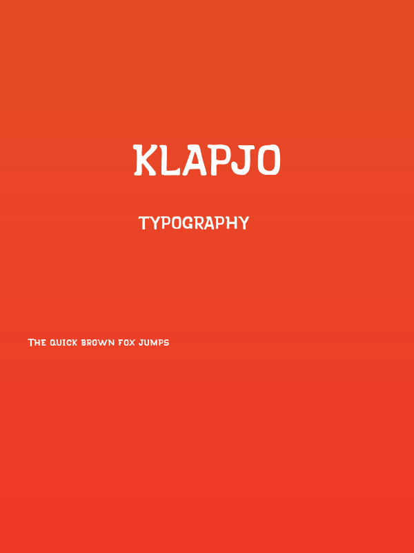 KLAPJO Poster